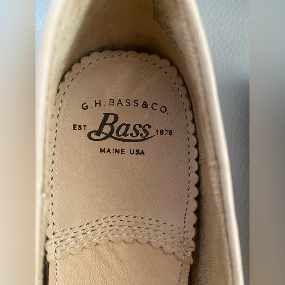G.H Bass & Co womens leather flats size 9 new in box - Picture 6 of 6